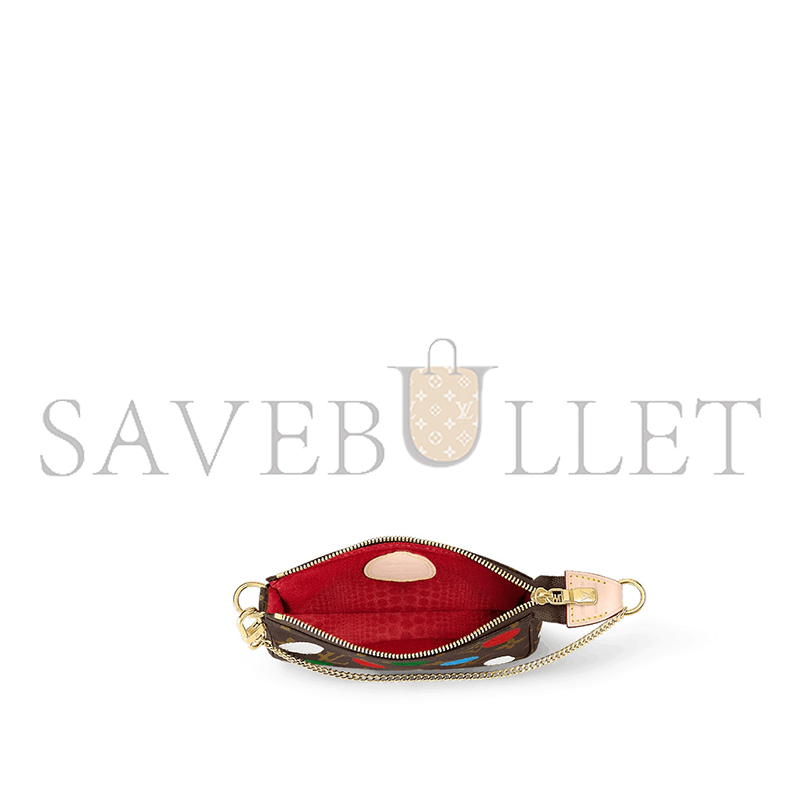 LOUIS VUITTON MASTER LV X YK MINI POCHETTE ACCESSOIRE M81866 (14*9*2cm)